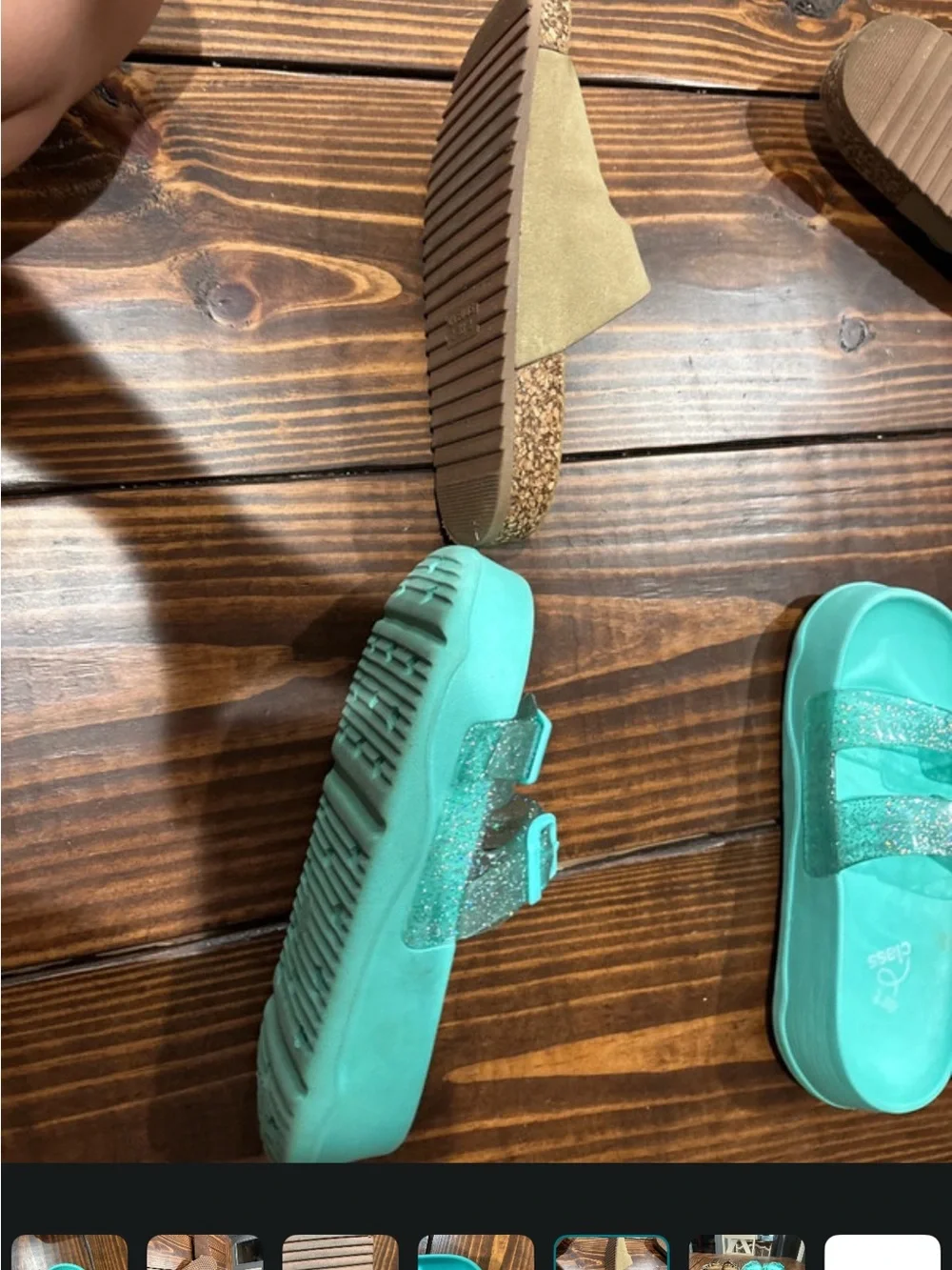 Kids Double-Buckle Slide Sandals bundle